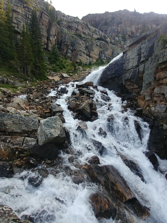 Waterfall enroute to Lake Oesa